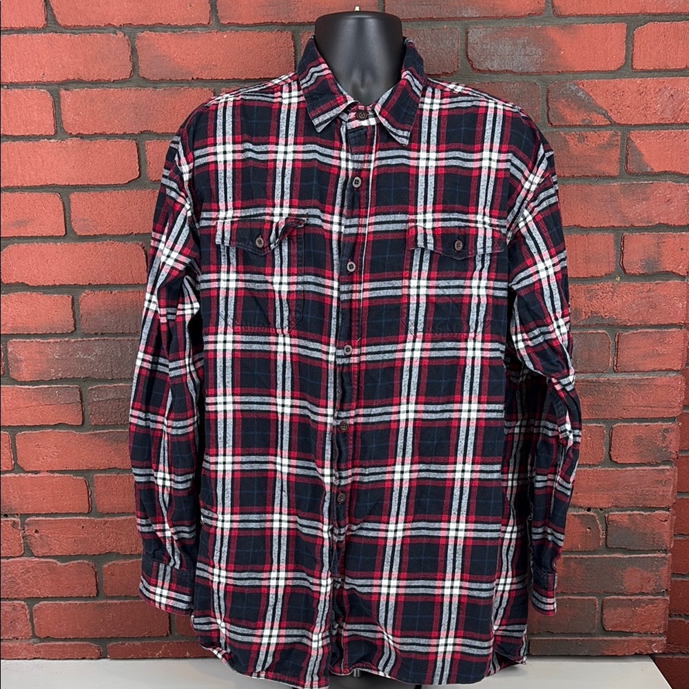 Redhead Men's 2XLT‎ Checkered Button-Down Shirt